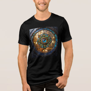 T-shirt En Tri-matière Hublot rustique de fenêtre de troisième œil