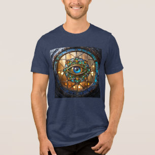 T-shirt En Tri-matière Hublot rustique de fenêtre de troisième œil