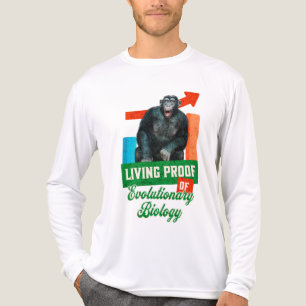 T-shirt En Tri-matière Humour Évolutionnaire Biologie Chimpanzé Drôle