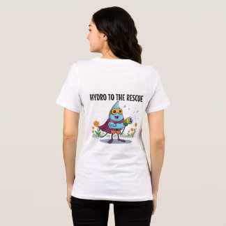 T-shirt En Tri-matière Hydro à la Secourt Funny Water Hero Sticker