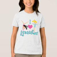 I Love Gymnastique mignonne Gymnaste Girls