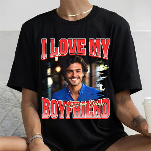 T-shirt En Tri-matière I Love My Boyfriend bootleg valentinjour rap