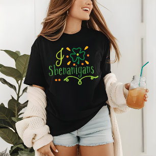 T-shirt En Tri-matière I Love Shenanigans Shamrock Funny St Patrick's Day