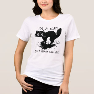 T-shirt En Tri-matière Identifier comme chat ou essayer d'être drôle Mème