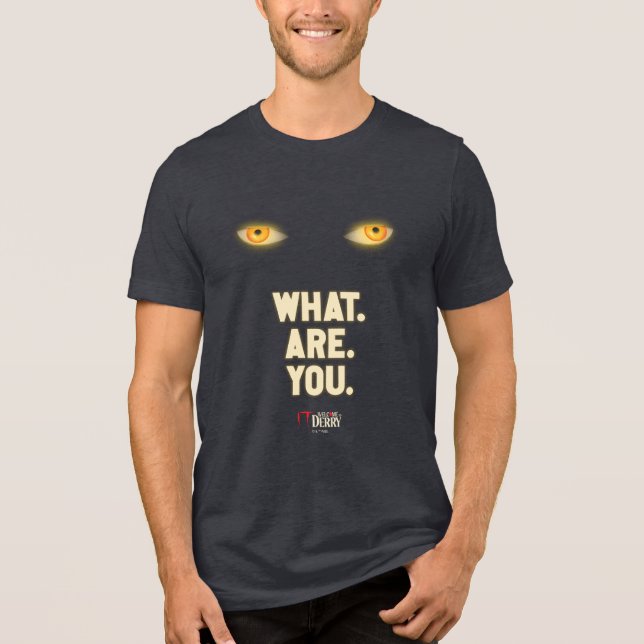 T-shirt En Tri-matière IL Joue Les Yeux "Quoi.Es.Vous." (Recto)