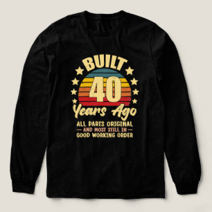 T-shirt En Tri-matière Il y a 40 ans Toutes les pièces d'origine 40e anni