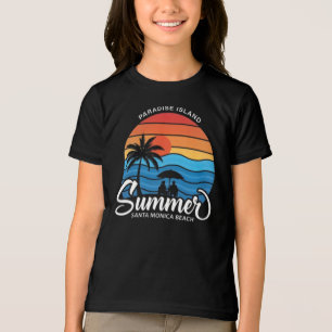 T-shirt En Tri-matière Île Paradis Plage Santa Monica-35307