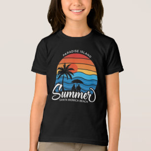 T-shirt En Tri-matière Île Paradis Plage Santa Monica-35307