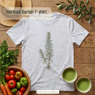 T-shirt En Tri-matière Illustration botanique de l'herbe de romarin