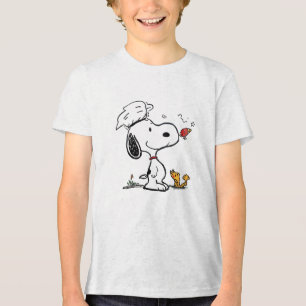 T-shirt En Tri-matière Illustration de dessin animé d'astronaute Beagle m