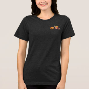 T-shirt En Tri-matière Illustration de personnages mignons de sushi kawai