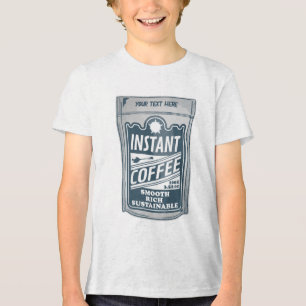 T-shirt En Tri-matière Illustration instantanée de pop art café