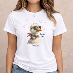 T-shirt En Tri-matière Illustration patriotique America 250