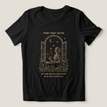 Infirmière de nuit - Lune botanique vintage fenêtr