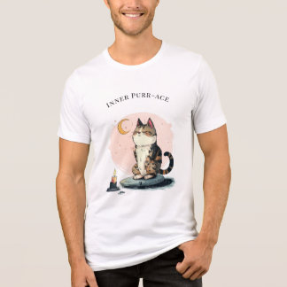 T-shirt En Tri-matière Inner Purr-ace Cat Meditation Tee