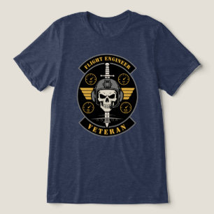 T-shirt En Tri-matière Insigne de vétéran de l'ingénierie de vol de l'avi