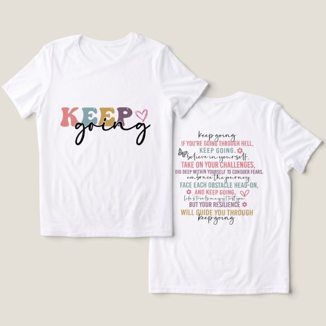 T-shirt En Tri-matière Inspiration continue (Design Recto & Verso)
