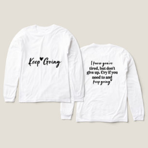 T-shirt En Tri-matière Inspirationnel Continuez