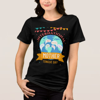 T-shirt En Tri-matière International Mother Language Day Multilingual Ear