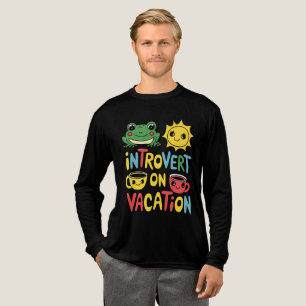 T-shirt En Tri-matière Introvertir le mode vacances Hommes