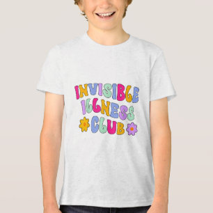 T-shirt En Tri-matière Invisible Maladie Club Sensibilisation à la santé 