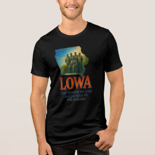 T-shirt En Tri-matière Iowa "Nos Libertés Nous primons" T-shirt...