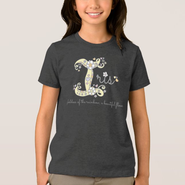 T-shirt En Tri-matière Iris Giris I name signifiant tee monogramme (Recto)