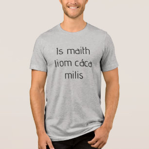 T-shirt En Tri-matière Is Maith Liom Cáca Milis - I Like Cake Tee