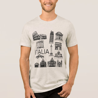 T-shirt En Tri-matière Italia Italian Monuments 