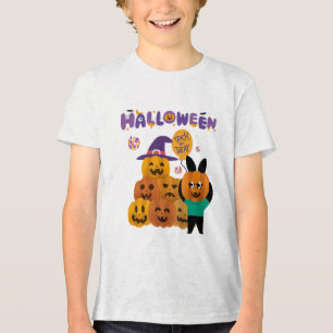 T-shirt En Tri-matière Jack O Lanterns Enfants Halloween