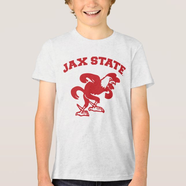 T-shirt En Tri-matière Jacksonville State University JAX State Gamecocks (Recto)