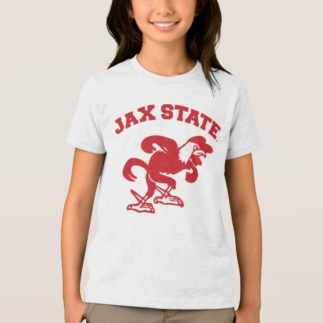 T-shirt En Tri-matière Jacksonville State University JAX State Gamecocks (Recto)