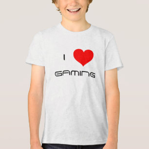 T-shirt En Tri-matière J'adore (Cœur) les enfants joueurs