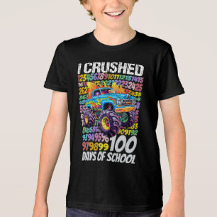 T-shirt En Tri-matière j'ai écrasé 100 jours d'élèves enseignants