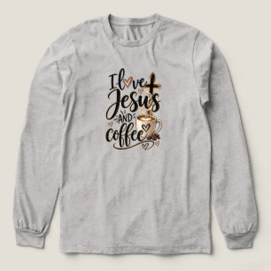 T-shirt En Tri-matière J'aime Jésus et le café