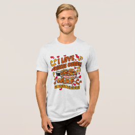 T-shirt En Tri-matière J'Aime Les Courbes De Fromage !