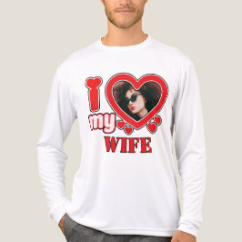 T-shirt En Tri-matière J'Aime Ma Femme Personnalisée