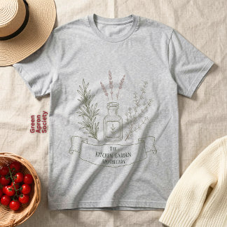 T-shirt En Tri-matière Jardin de Cuisine Apothicaire | Botanique Herbal