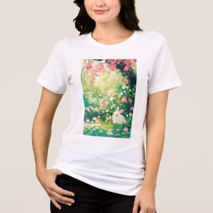 T-shirt En Tri-matière Jardin de rêves du lapin