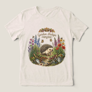 T-shirt En Tri-matière Jardin Hérisson Mignon Maison de Hérisson Jardinag