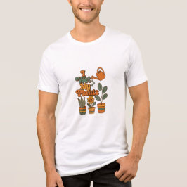 T-shirt En Tri-matière J'arrose mes plantes – Rayures Rétro 70