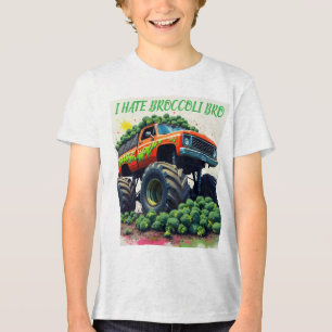 T-shirt En Tri-matière Je déteste le brocoli mec