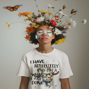 T-shirt En Tri-matière Je n'ai aucune idée de chèvre