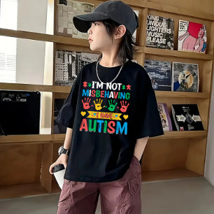 T-shirt En Tri-matière Je ne me comporte pas mal Autisme