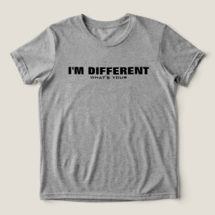 T-shirt En Tri-matière Je suis différent, Superpuissance - Motivationnel,
