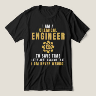 T-shirt En Tri-matière Je suis ingénieur chimique