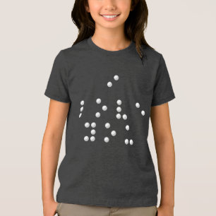 T-shirt En Tri-matière Je t'aime (Braille)