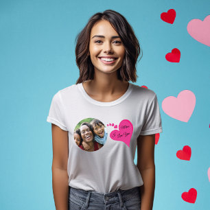 T-shirt En Tri-matière Je t'aime Maman Valentines T-shirt cadeau