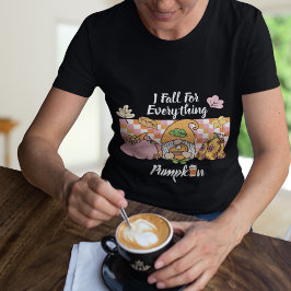 T-shirt En Tri-matière Je tombe pour tout Citrouille