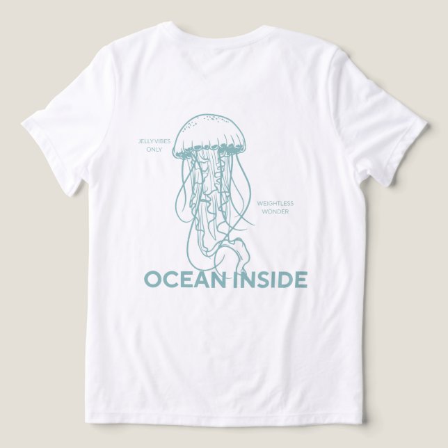 T-shirt En Tri-matière Jellyfish Ocean Vibes (Design Verso)